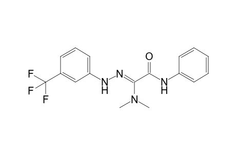 (Z)-2-Dimethylamino-N-phenyl-2-{[3-(trifluoromethyl)phenyl]hydrazono}acetamide