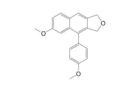 4-(p-Methoxyphenyl)-6-methoxy(1,3-dihydrofurano)[3',4'-b]naphthalene