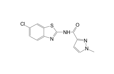 N-(6-chloro-1,3-benzothiazol-2-yl)-1-methyl-1H-pyrazole-3-carboxamide