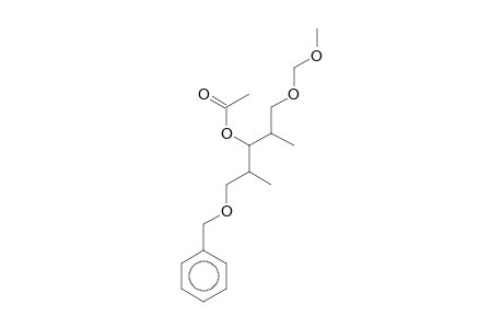 3-O-Acetyl-1-O-benzyl-2,4-dideoxy-5-O-(methoxymethyl)-2,4-dimethylpentitol