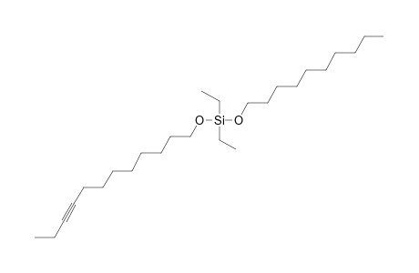 Silane, diethyldecyloxy(dodec-9-ynyloxy)-