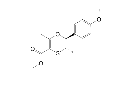 2-(4-Methoxyphenyl)-5-ethoxycarbonyl-2,6-dimethyl-1,4-oxathiin