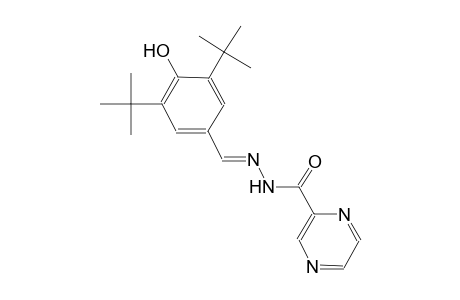 N'-[(E)-(3,5-ditert-butyl-4-hydroxyphenyl)methylidene]-2-pyrazinecarbohydrazide