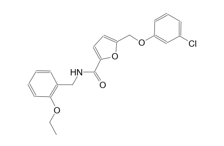 5-[(3-chlorophenoxy)methyl]-N-(2-ethoxybenzyl)-2-furamide