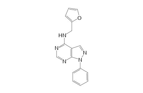 N-(2-Furylmethyl)-1-phenyl-1H-pyrazolo[3,4-d]pyrimidin-4-amine