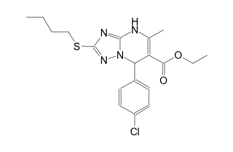 [1,2,4]triazolo[1,5-a]pyrimidine-6-carboxylic acid, 2-(butylthio)-7-(4-chlorophenyl)-4,7-dihydro-5-methyl-, ethyl ester