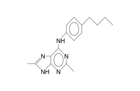 N-(4-Butyl-phenyl)-2,8-dimethyl-9H-purin-6-amine
