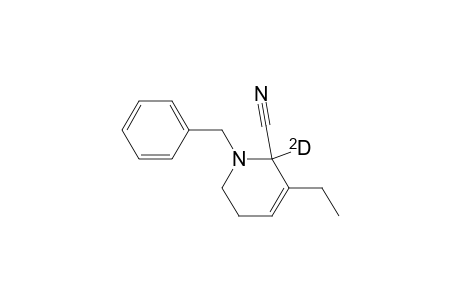 2-Pyridinecarbonitrile, 3-ethyl-1,2,5,6-tetrahydro-2-d-1-(phenylmethyl)-