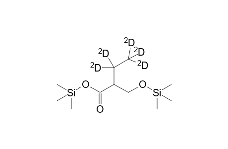 2-D5-ethylhydracrylic acid 2TMS