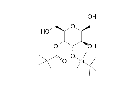 (4.alpha.-(tert-Butyldimethylsilyloxy)-2.beta.,6,beta.-bis-hydroxymethyl-5.beta.-hydroxytetrahydropyran-3.alpha.-yl)pivaloate