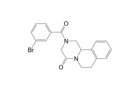 2-(m-Bromobenzoyl)-1,2,3,6,7,11b-hexahydro-4H-pyrazino[2,1-a]isoquinolin-4-one