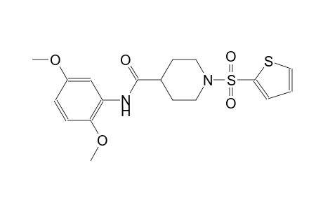 N-(2,5-dimethoxyphenyl)-1-(2-thienylsulfonyl)-4-piperidinecarboxamide