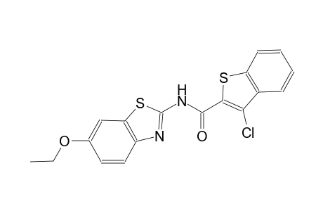 3-chloro-N-(6-ethoxy-1,3-benzothiazol-2-yl)-1-benzothiophene-2-carboxamide