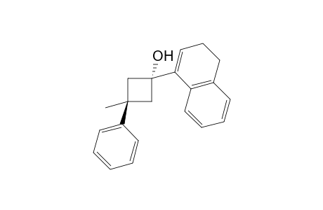 trans-1-(3,4-dihydronaphthalen-1-yl)-3-methyl-3-phenylcyclobutan-1-ol