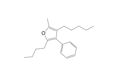 2-Butyl-3-phenyl-4-pentyl-5-methylfuran
