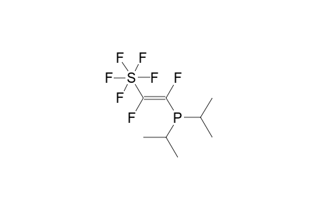 (E)-[1,2-Difluoro-I-(pentafluoro-lambda-6-sulfanyl)]-ethenyl-diisopropylphosphine