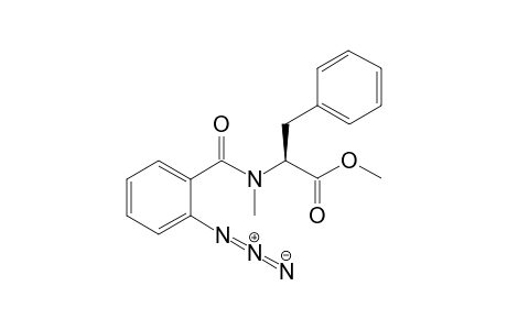 (2S)-2-[(2-azidobenzoyl)-methyl-amino]-3-phenyl-propionic acid methyl ester