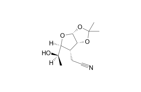 2,3-(Isopropylidenedioxy)-4-(cyanomethyl)-5-(1-hydroxyethyl)tetrafuran