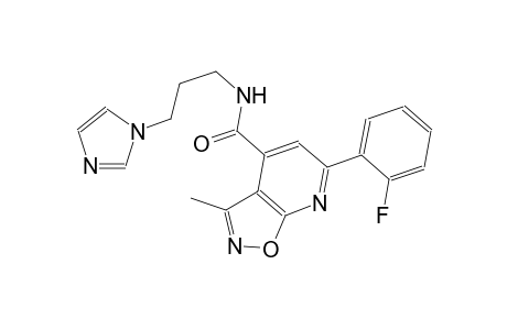 isoxazolo[5,4-b]pyridine-4-carboxamide, 6-(2-fluorophenyl)-N-[3-(1H-imidazol-1-yl)propyl]-3-methyl-