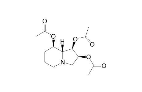 (1R*,2S*,8R*,8aR*)-1,2-Diacetoxy-8-[(tert-butyldimethyloxy]indolizidine