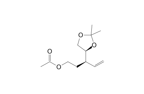 (2S,3R)-5-O-Acetyl-1,2-O-isopropylidene-3-vinylpentane-1,2,5-triol