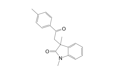 1,3-Dimethyl-3-[2-oxo-2-(p-tolyl)ethyl]indolin-2-one