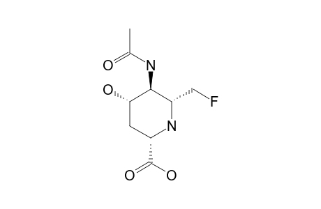(2S,4S,5S,6R)-5-ACETAMIDO-6(FLUOROMETHYL)-4-HYDROXYPIPERIDINE-2-CARBOXYLIC-ACID