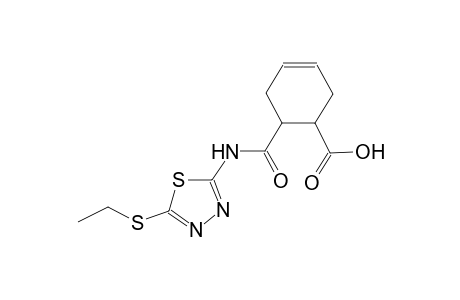 6-({[5-(ethylsulfanyl)-1,3,4-thiadiazol-2-yl]amino}carbonyl)-3-cyclohexene-1-carboxylic acid