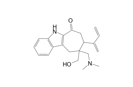 Cyclohept[b]indol-6(5H)-one, 9-[(dimethylamino)methyl]-7,8,9,10-tetrahydro-9-hydroxy-8-(1-methylen e-2-propenyl)-, (8S-trans)-