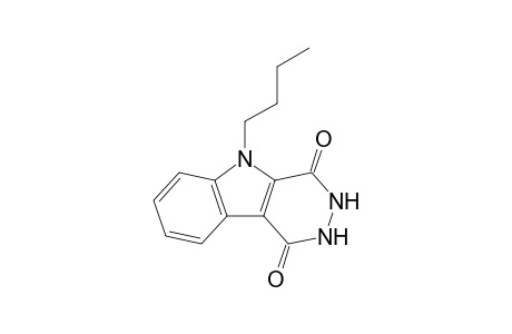 5-Butyl-2,3-dihydro-1H-pyridazino[4,5-b]indole-1,4(5H)-dione
