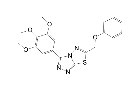 6-(phenoxymethyl)-3-(3,4,5-trimethoxyphenyl)[1,2,4]triazolo[3,4-b][1,3,4]thiadiazole