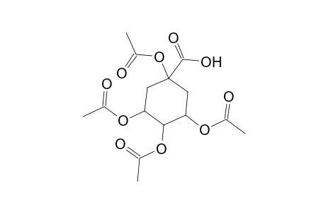 Cyclohexanecarboxylic acid, 1,3,4,5-tetrahydroxy-, tetraacetate, stereoisomer
