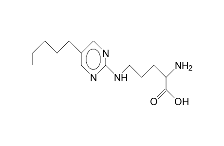 N.delta.-(5-Pentyl-2-pyrimidinyl)ornithine