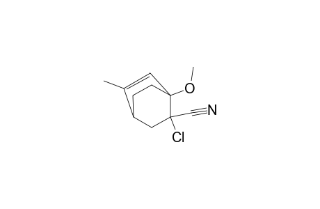 1-Methoxy-2-chloro-2-cyano-5-methylbicyclo[2.2.2]oct-5-ene