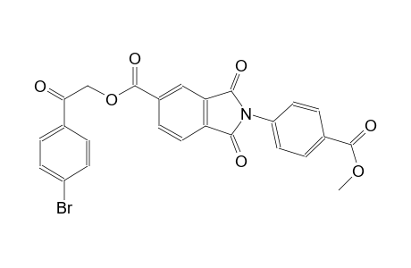 1H-isoindole-5-carboxylic acid, 2,3-dihydro-2-[4-(methoxycarbonyl)phenyl]-1,3-dioxo-, 2-(4-bromophenyl)-2-oxoethyl ester