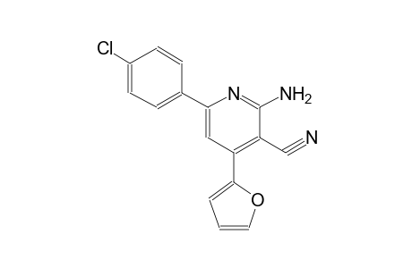 2-amino-6-(4-chlorophenyl)-4-(2-furyl)nicotinonitrile