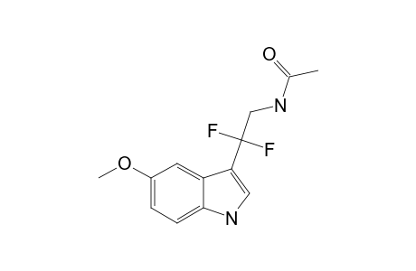 N-[2,2-DIFLUORO-2-(5-METHOXY-1H-INDOL-3-YL)-ETHYL]-ACETAMIDE;BETA,BETA-DIFLUOROMELATONIN