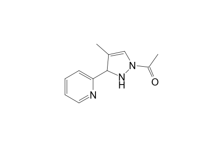 1-Acetyl-3-(2-pyridyl)-4-methylpyrazoline
