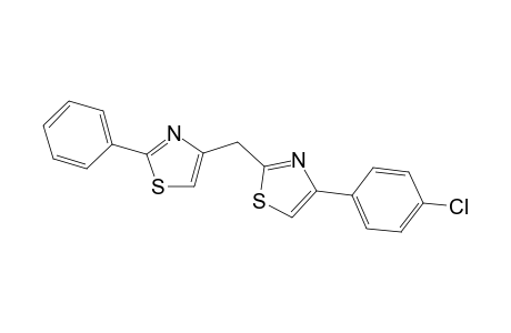 4-(4-Chloro-phenyl)-2-(2-phenyl-thiazol-4-ylmethyl)-thiazole