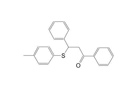 1-propanone, 3-[(4-methylphenyl)thio]-1,3-diphenyl-