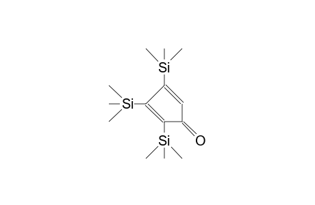 2,3,4-Tris(trimethylsilyl)-cyclopenta-2,4-dien-1-one
