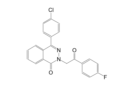 4-(4-chlorophenyl)-2-[2-(4-fluorophenyl)-2-oxoethyl]-1(2H)-phthalazinone