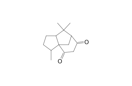 1H-3a,7-Methanoazulene-4,6(5H,7H)-dione, tetrahydro-3,8,8-trimethyl-, (3.alpha.,3a.beta.,7.beta.,8a.alpha.)-(.+-.)-
