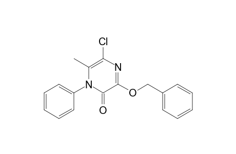 3-Benzyloxy-5-chloro-6-methyl-1-phenyl-2(1H)-pyrazinone