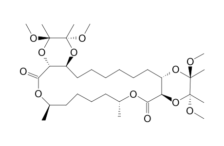 (2R,3R,4aR,7R,12R,14aR,16R,17R,18aS,24aS)-2,3,16,17-tetramethoxy-2,3,7,12,16,17-hexamethyloctadecahydrobis([1,4]dioxino)[2,3-j:2',3'-r][1,8]dioxacycloicosine-5,14(4aH,14aH)-dione
