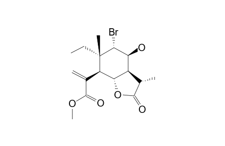 2-[(3S,3aR,4S,5S,6S,7S,7aR)-5-bromo-6-ethyl-4-hydroxy-2-keto-3,6-dimethyl-3,3a,4,5,7,7a-hexahydrobenzofuran-7-yl]acrylic acid methyl ester