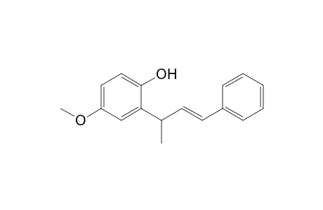 4-methoxy-2-[(E)-1-methyl-3-phenyl-allyl]phenol
