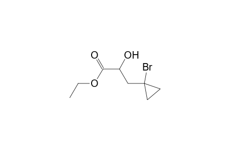 Ethyl 3-(1-Bromocycloprop-1-yl)-2-hydroxypropionate