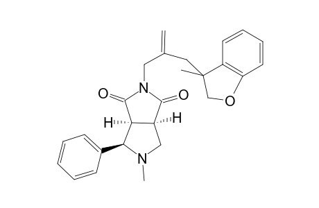 5-Methyl-2-[2-(4-methyl-2,3-dihydrobenzofuran-3-ylmethyl)allyl]-4-phenyl-1,3,3a.alpha.,4.alpha.,6.alpha.,.beta.,6a.alpha.-hexahydropyrrolo[3,4-c]pyrrole-1,3-dione