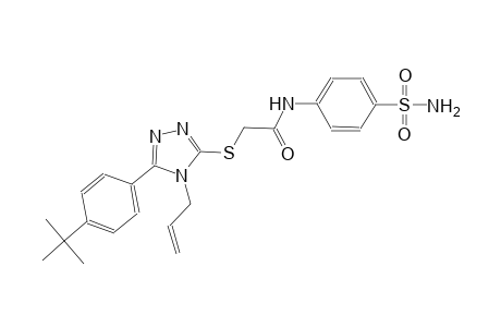2-{[4-allyl-5-(4-tert-butylphenyl)-4H-1,2,4-triazol-3-yl]sulfanyl}-N-[4-(aminosulfonyl)phenyl]acetamide